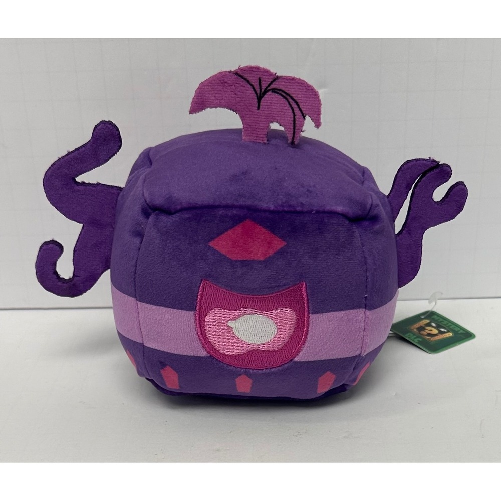 Blox Fruits Shadow Fruit Mystery Plush Purple 5" PhatMojo Gamer Robot w DLC Tag